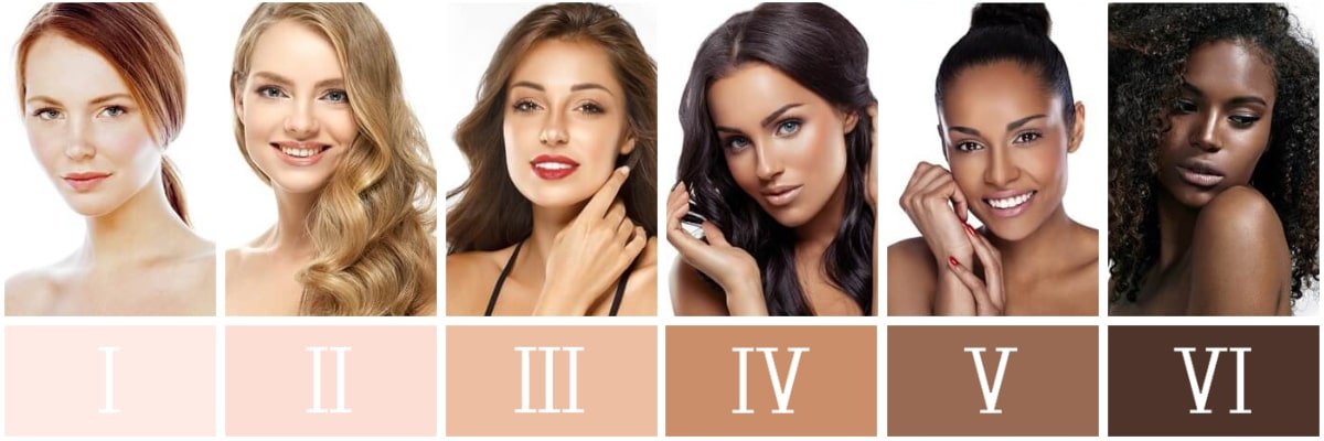 انواع تیپ های پوستی 
